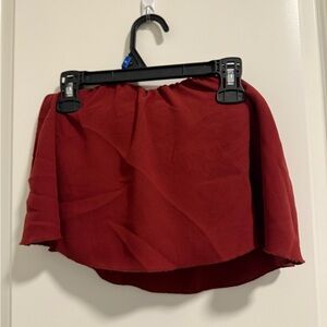 Aritzia Red Crop Top